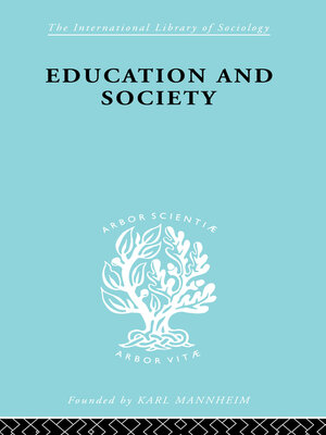 cover image of Education and Society